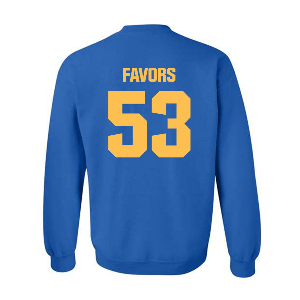 Morgan State - NCAA Football : Adorain Favors - Classic Shersey Crewneck Sweatshirt-1