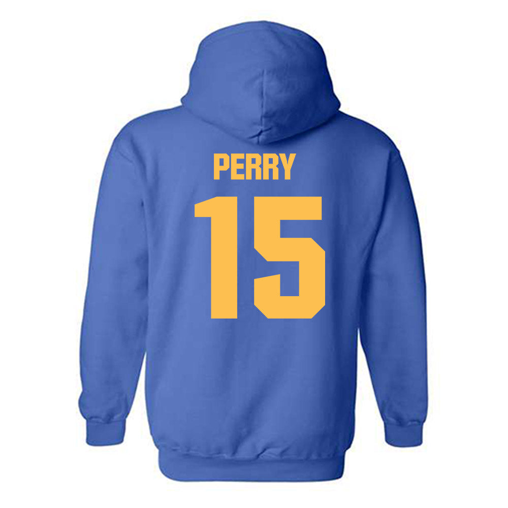 Morgan State - NCAA Football : Justin Perry - Classic Shersey Hooded Sweatshirt-1