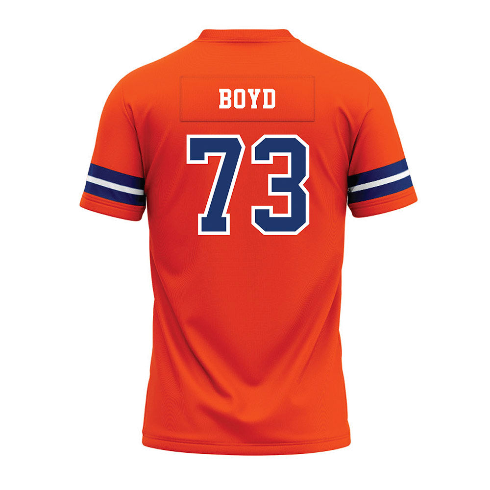 Morgan State - NCAA Football : Kris Boyd - Orange Premium Football Jersey-1