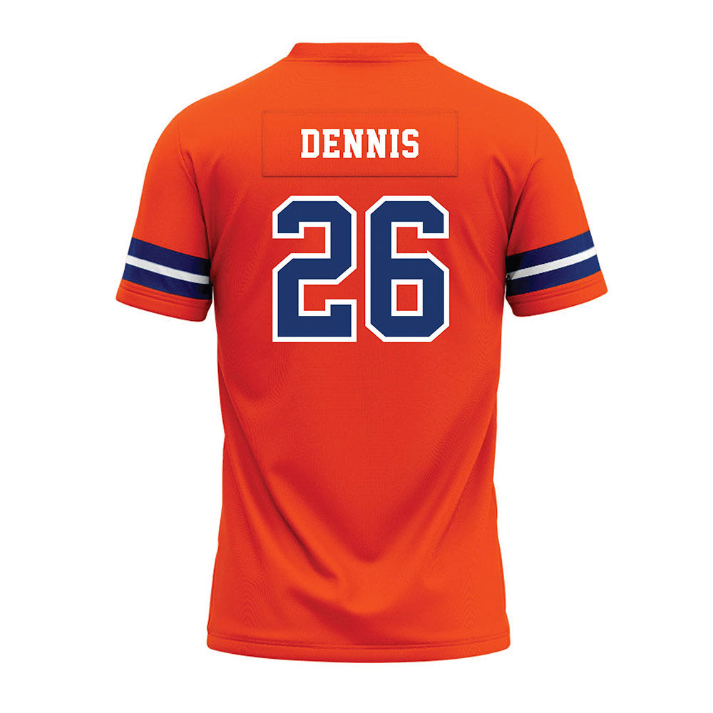 Morgan State - NCAA Football : Dae’Jeaun Dennis - Orange Premium Football Jersey-1