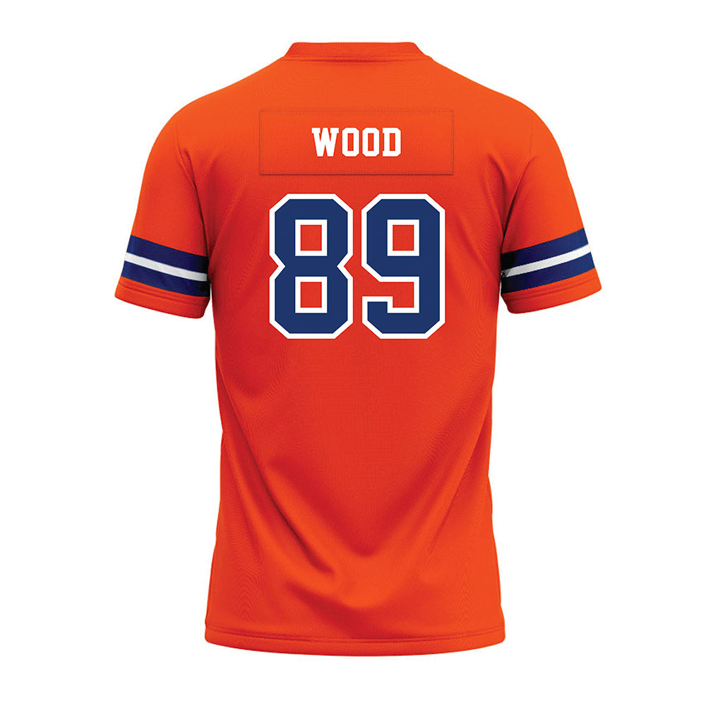 Morgan State - NCAA Football : Tyreek Wood - Orange Premium Football Jersey-1