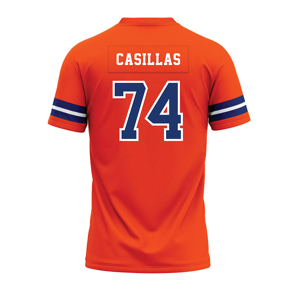Morgan State - NCAA Football : Daniel Casillas - Orange Premium Football Jersey-1