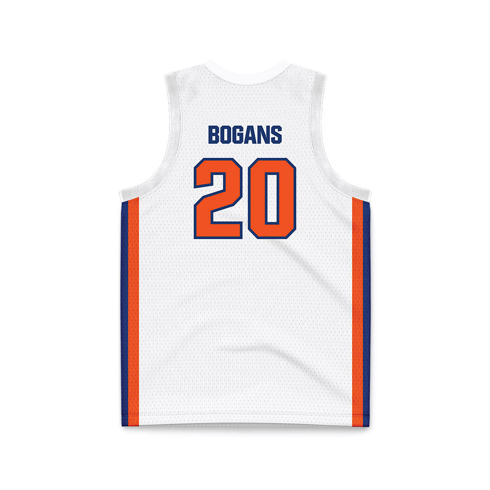 Morgan State - NCAA Women's Basketball : Michaela Bogans - White Basketball Jersey-1