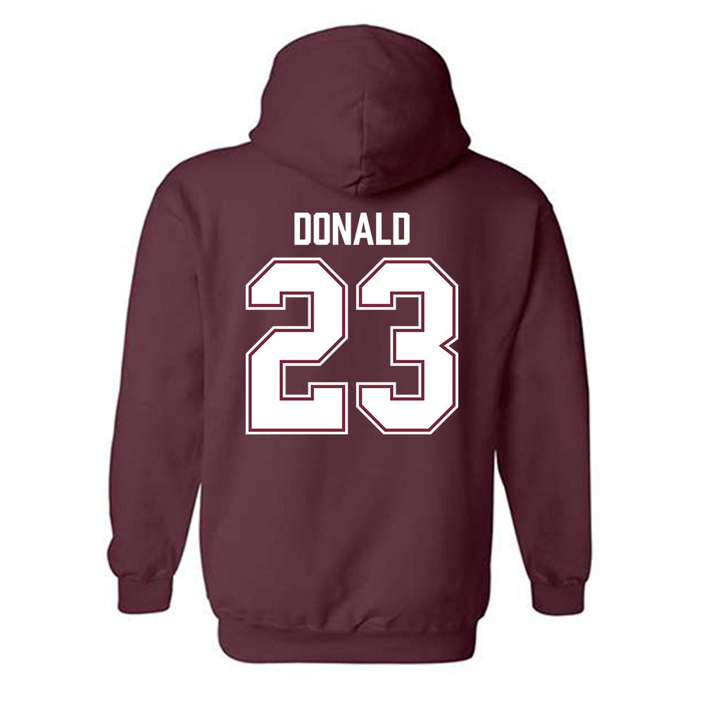 Bellarmine - NCAA Men's Basketball : Sam Donald - Classic Shersey Hooded Sweatshirt-3