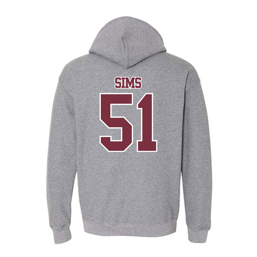 Bellarmine - NCAA Baseball : Connor Sims - Classic Shersey Hooded Sweatshirt-3