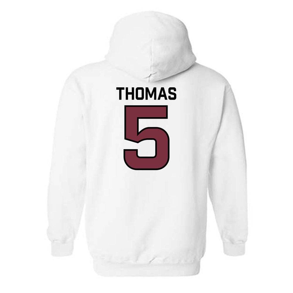Bellarmine - NCAA Football : Tyree Thomas - Classic Shersey Hooded Sweatshirt-3