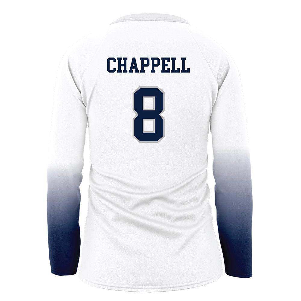 UNH - NCAA Women's Volleyball : Elena Chappell - White Volleyball Jersey-1