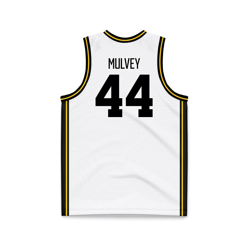 Iowa - NCAA Men's Basketball : Riley Mulvey - White Basketball Jersey-1
