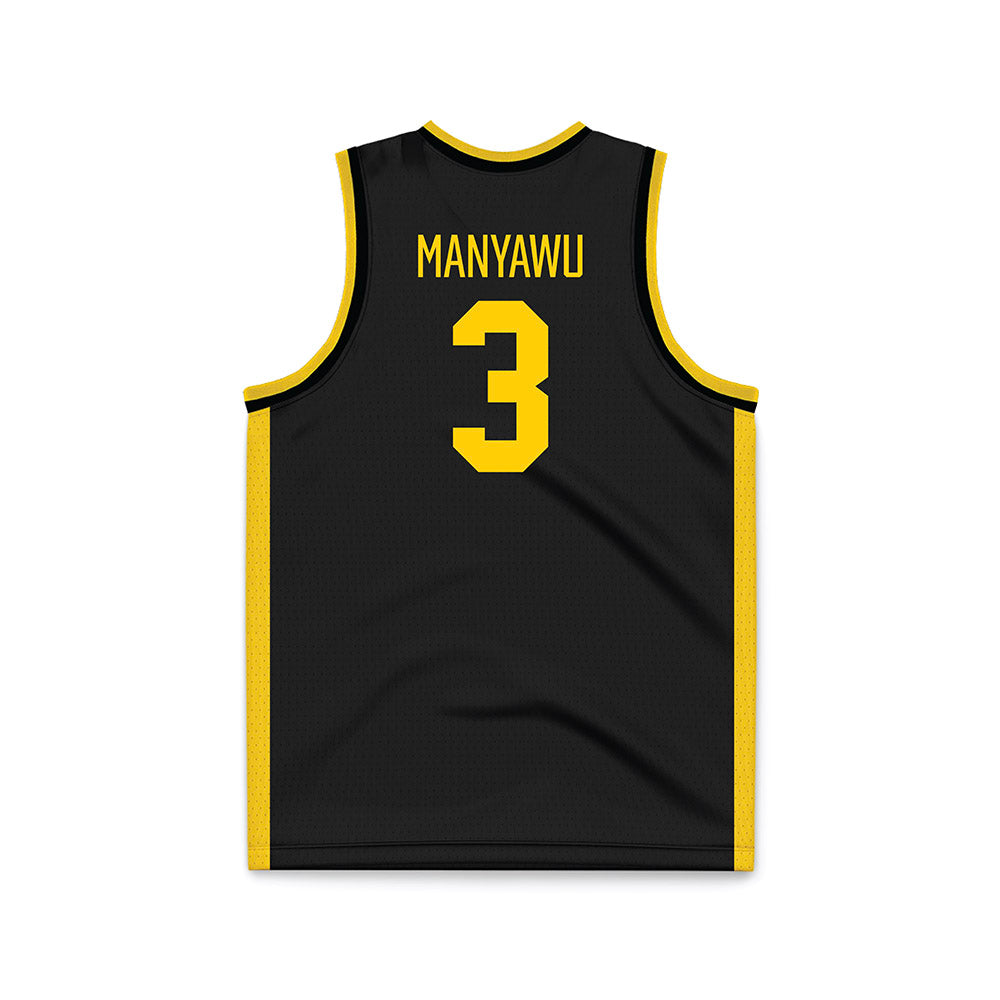 Iowa - NCAA Men's Basketball : Cam Manyawu - Basketball Jersey-1
