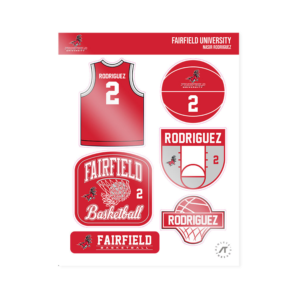 Fairfield - NCAA Men's Basketball : Nasir Rodriguez - Sticker Sheet-0