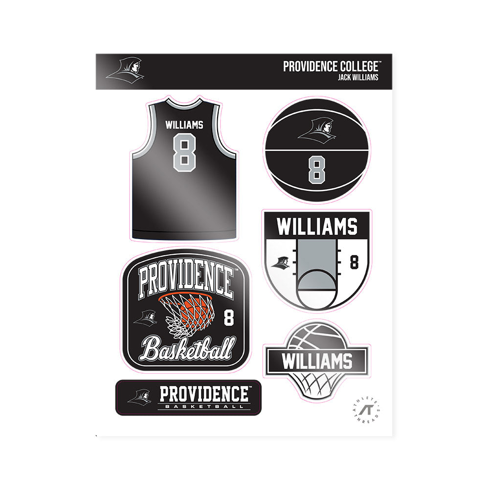 Providence - NCAA Men's Basketball : Jack Williams - Sticker Sheet-0
