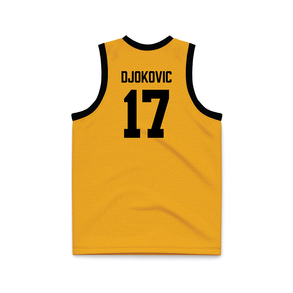 VCU - NCAA Men's Basketball : Lazar Djokovic - Gold Basketball Jersey-1