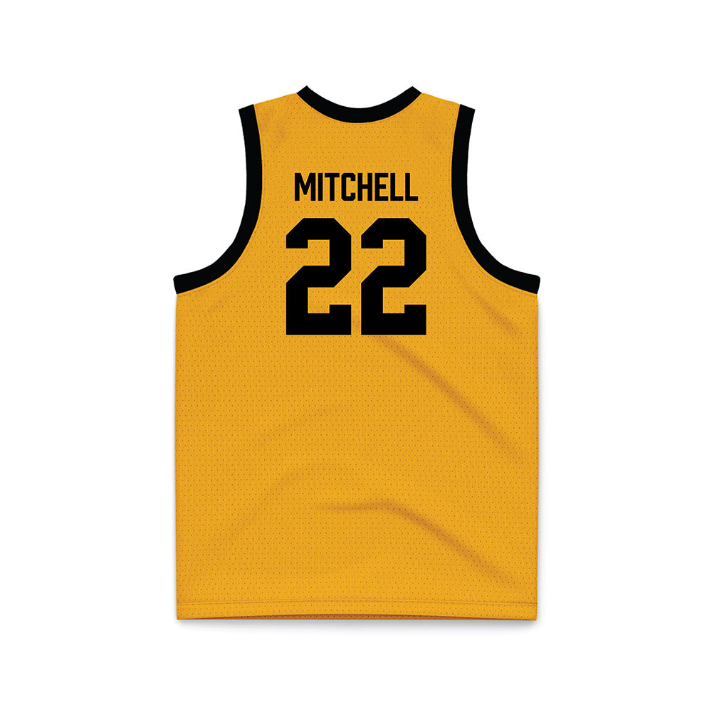 VCU - NCAA Men's Basketball : Keyshawn Mitchell - Gold Basketball Jersey-1
