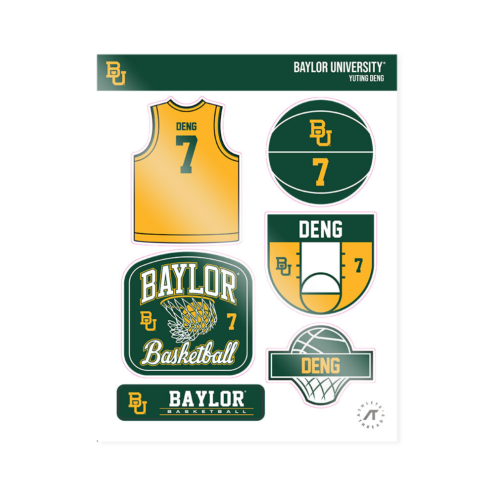 Baylor - NCAA Women's Basketball : Yuting Deng - Sticker Sheet-0