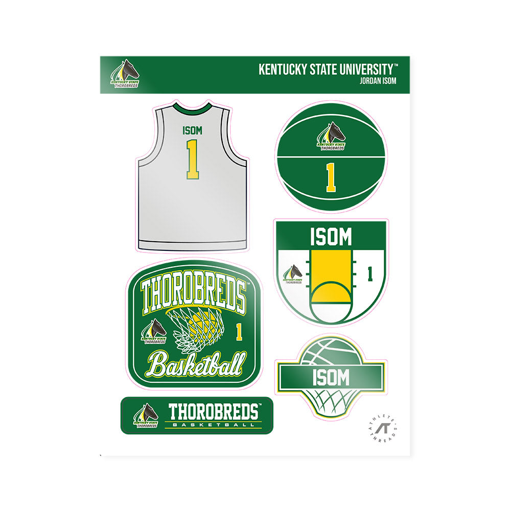 KYSU - NCAA Women's Basketball : Jordan Isom - Sticker Sheet-0