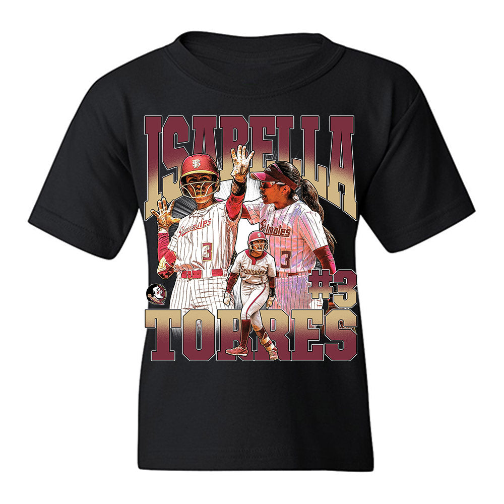 FSU - NCAA Softball : Isabella Torres - Youth T-Shirt-0