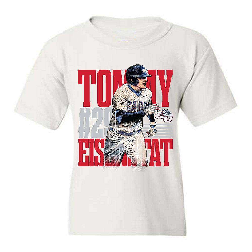 Gonzaga - NCAA Baseball : Tommy Eisenstat - Collage Youth T-Shirt-0