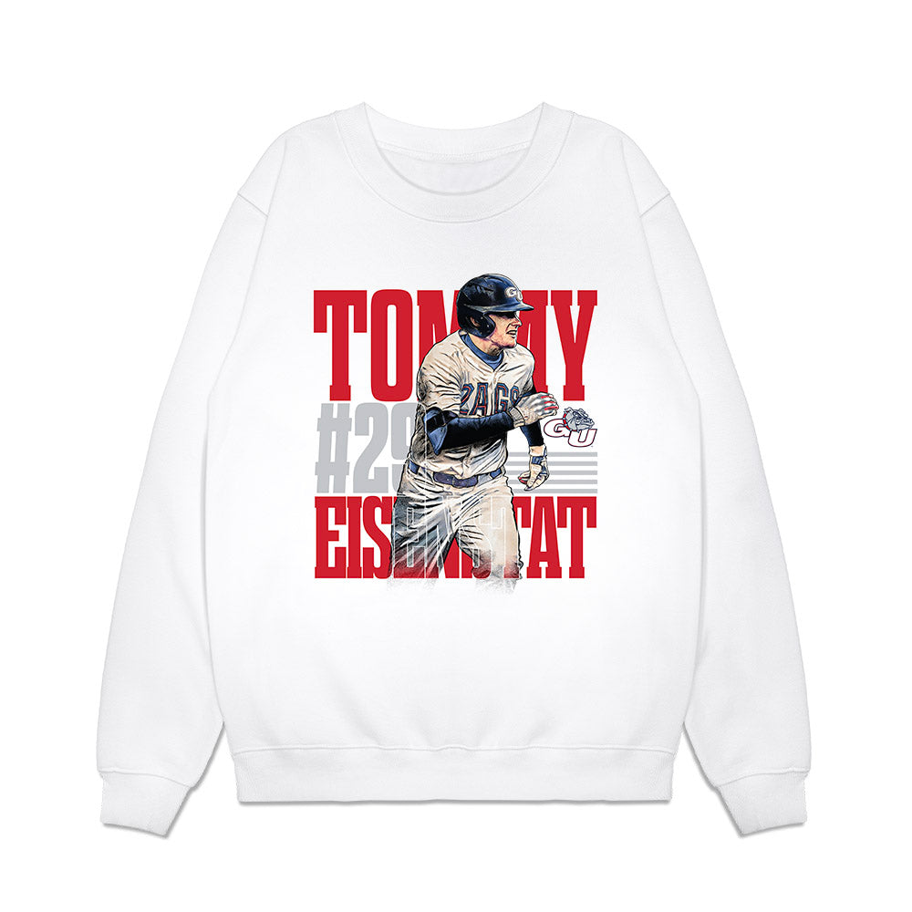Gonzaga - NCAA Baseball : Tommy Eisenstat - Collage Premium Crewneck Sweatshirt-0