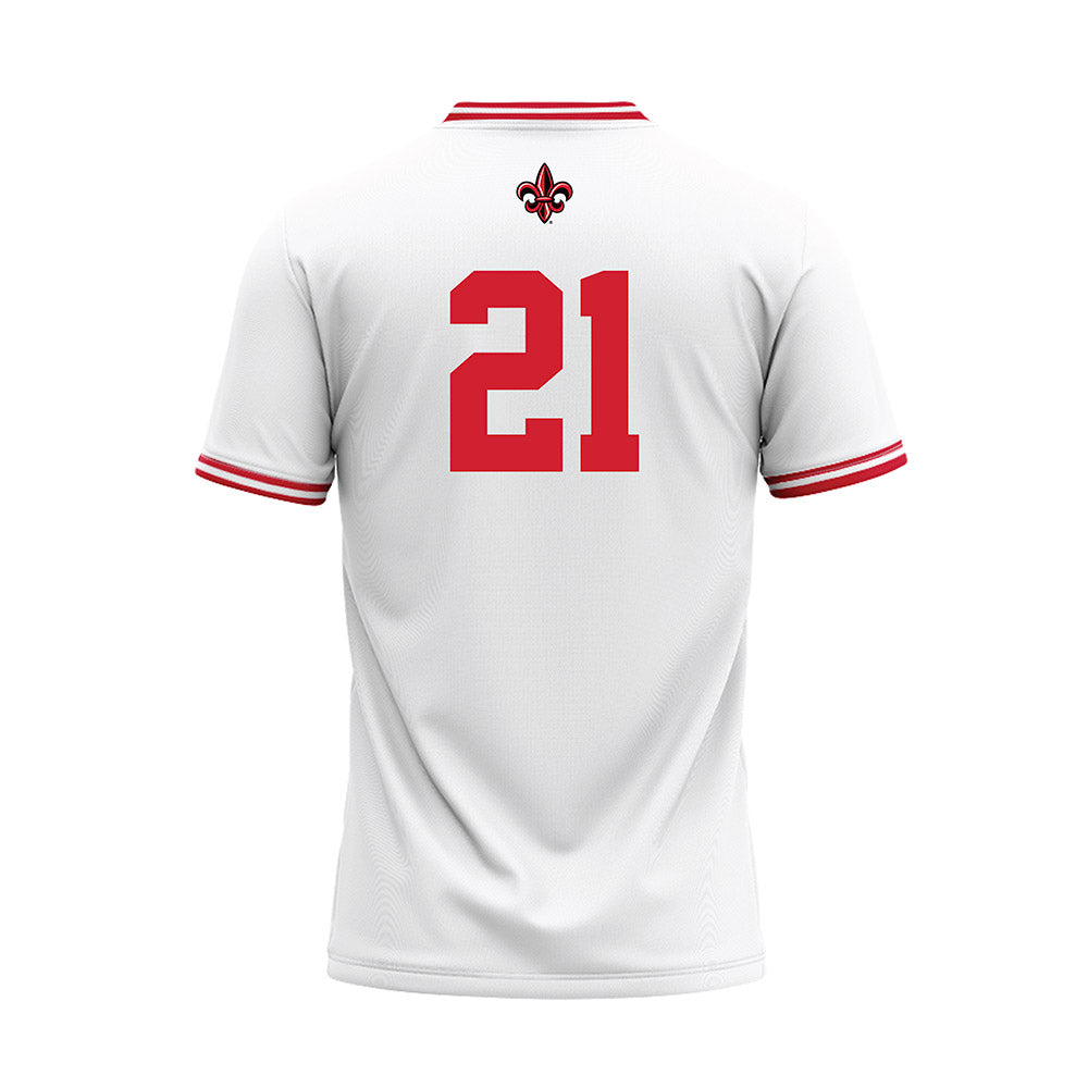 Louisiana - NCAA Baseball : Maddox Mandino - White Baseball Jersey-1