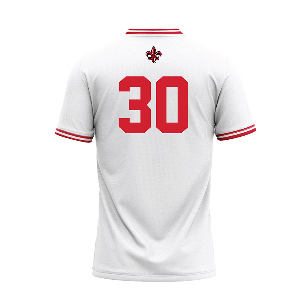 Louisiana - NCAA Baseball : Wilton Taylor - White Baseball Jersey-1