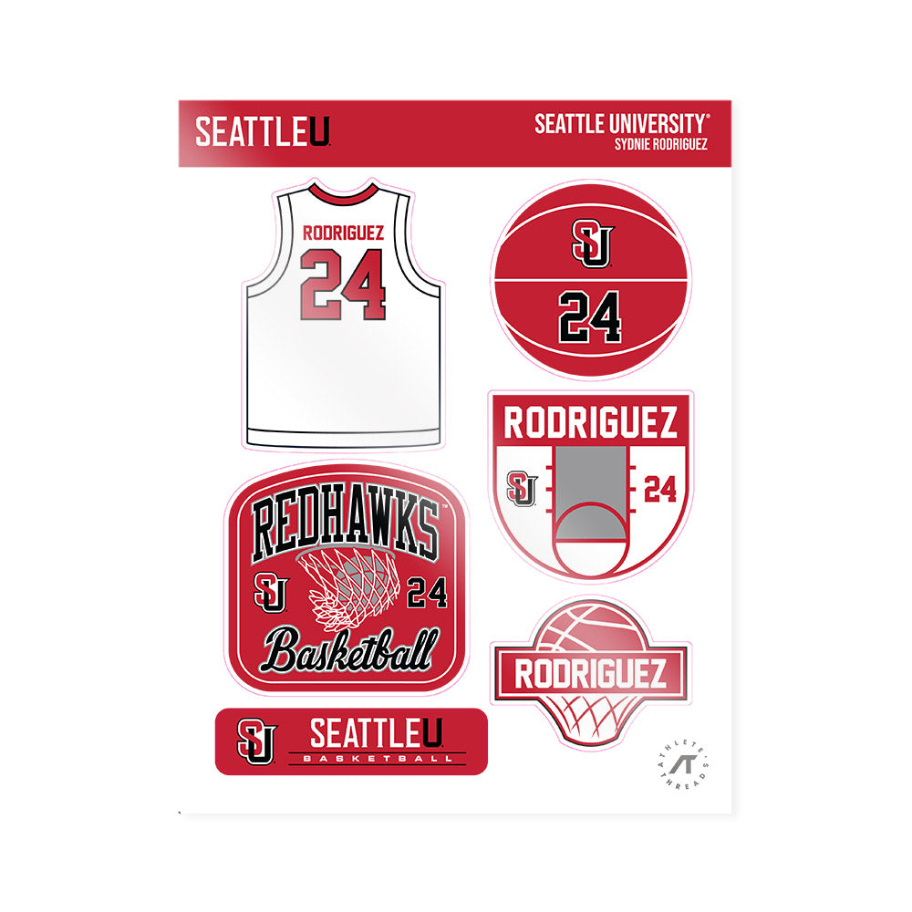 Seattle - NCAA Women's Basketball : Sydnie Rodriguez - Sticker Sheet-0