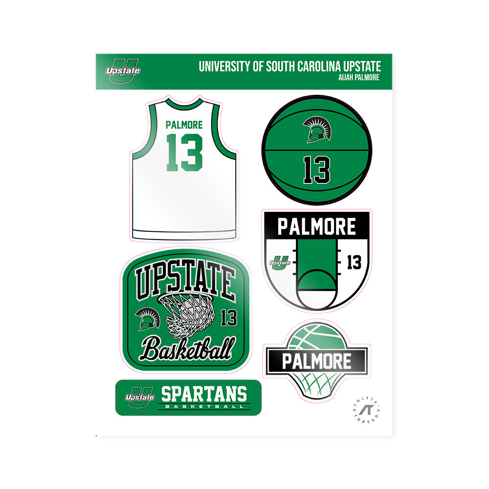 USC Upstate - NCAA Women's Basketball : Aijah Palmore - Sticker Sheet-0