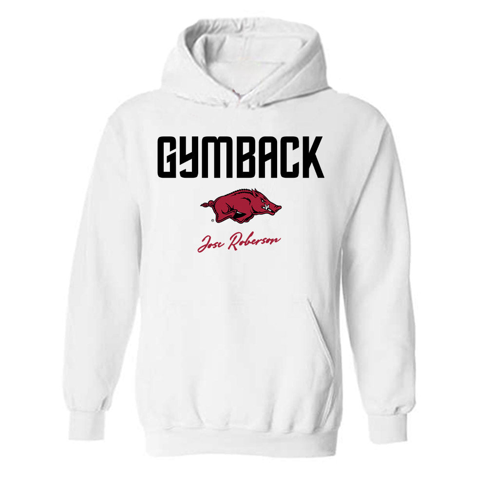 Arkansas - NCAA Women's Gymnastics : Joscelyn Roberson - Classic Shersey Hooded Sweatshirt-0