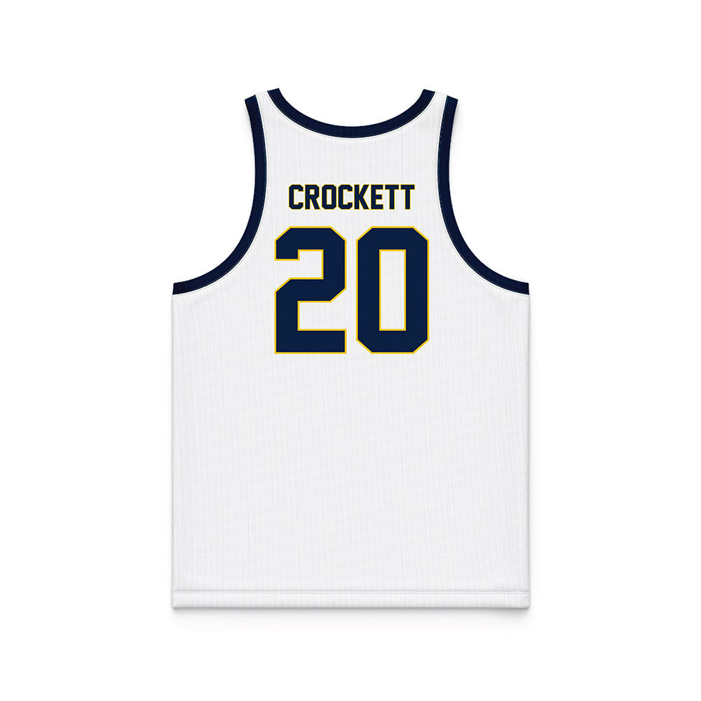 Michigan - NCAA Women's Basketball : Alyssa Crockett - White Basketball Jersey-1