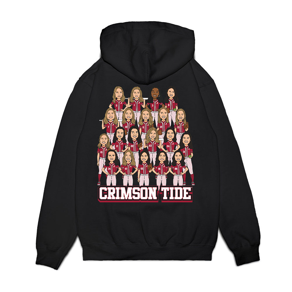 Alabama - NCAA Softball : - Premium Hooded Sweatshirt-1