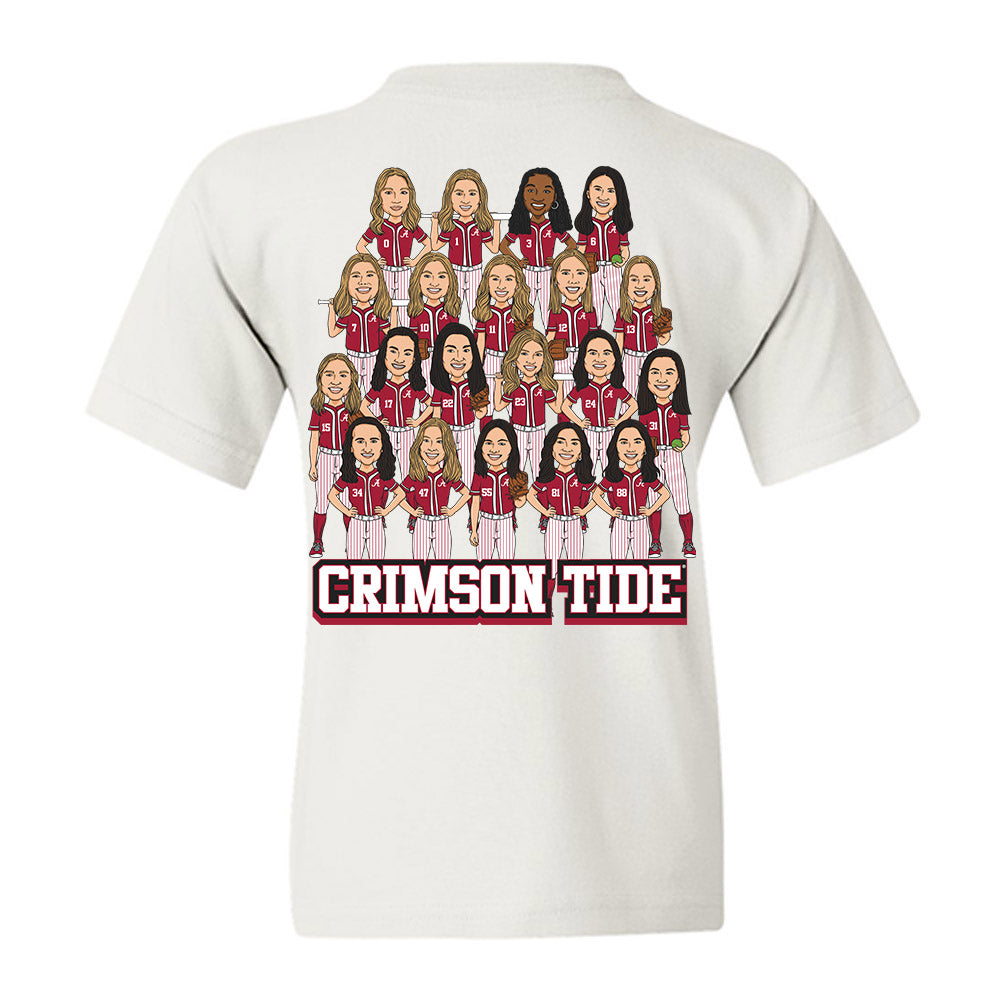 Alabama - NCAA Softball : - Youth T-Shirt-1