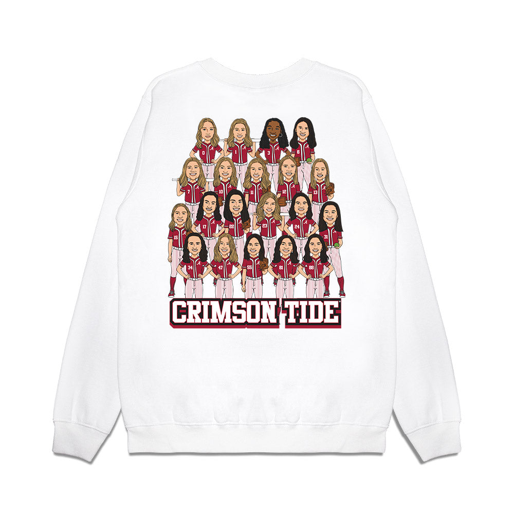 Alabama - NCAA Softball : - Premium Crewneck Sweatshirt-1