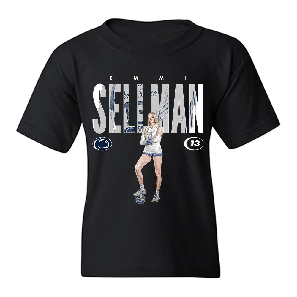 Penn State - NCAA Women's Volleyball : Emerson Sellman - Graphic Tee Youth T-Shirt-0