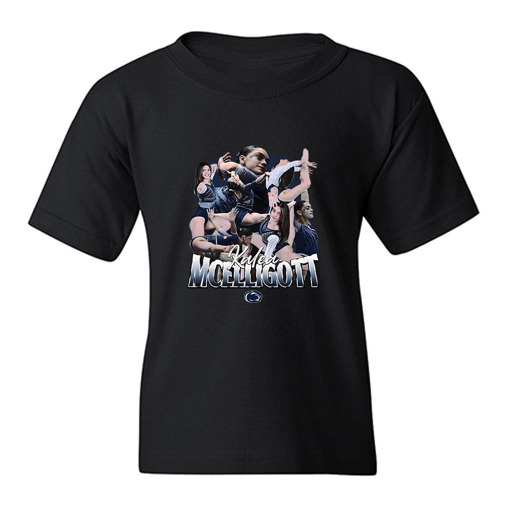 Penn State - NCAA Women's Gymnastics : Kalea McElligott - Collage Youth T-Shirt-0
