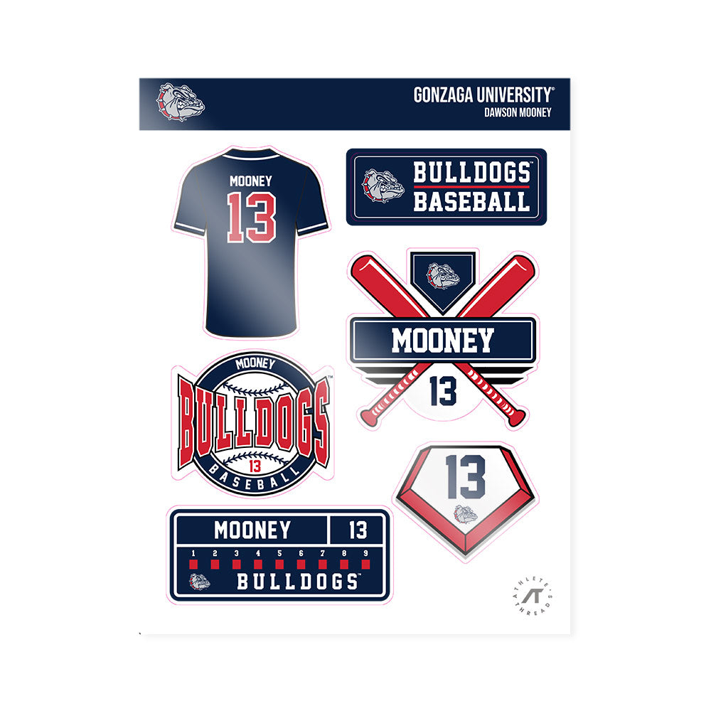 Gonzaga - NCAA Baseball : Dawson Mooney - Sticker Sheet-0