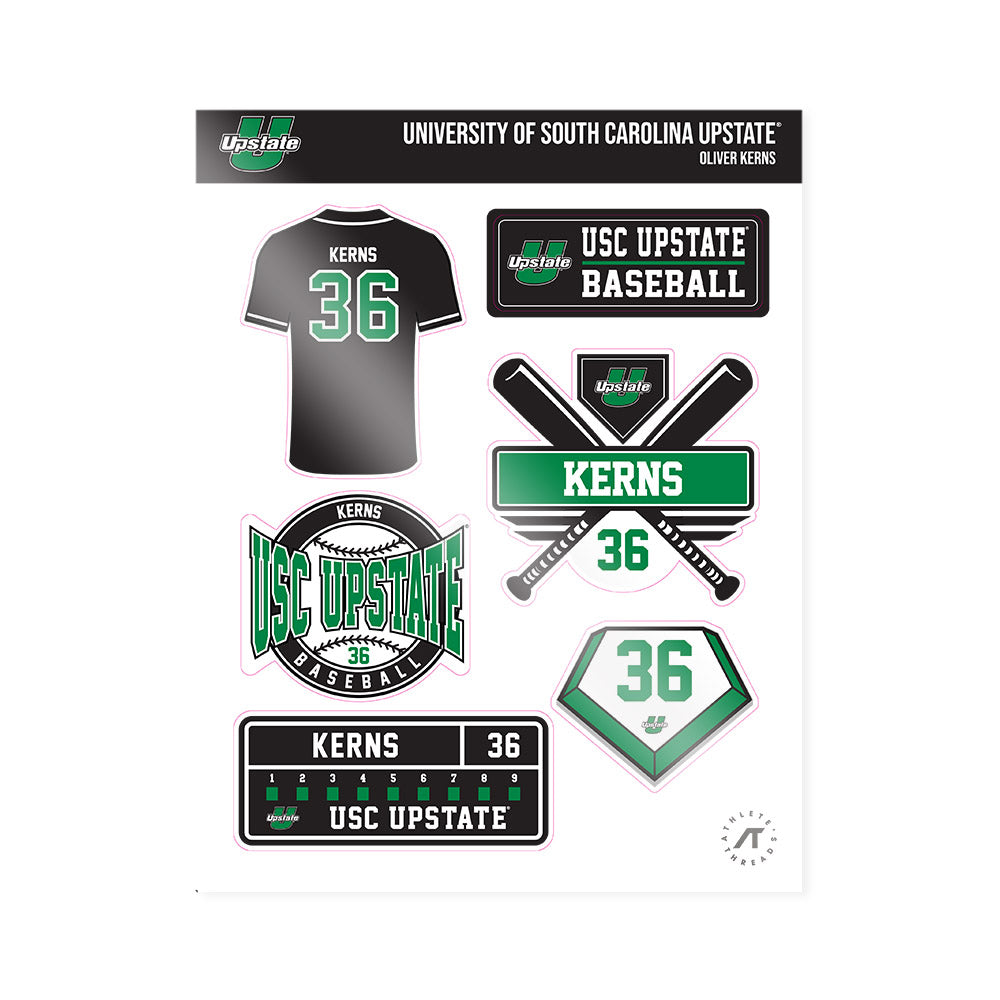 USC Upstate - NCAA Baseball : Oliver Kerns - Sticker Sheet-0