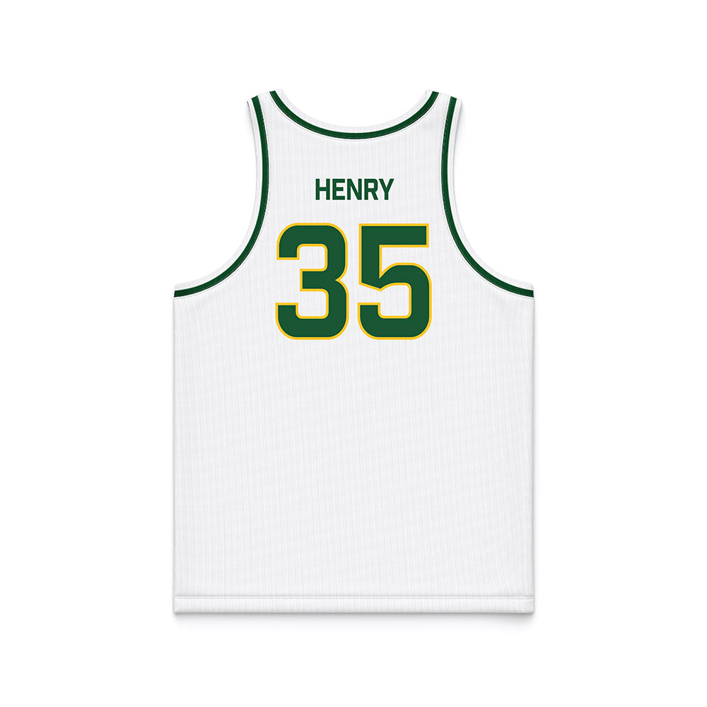 GMU - NCAA Men's Basketball : Malik Henry - Basketball Jersey-1