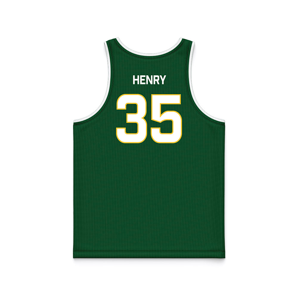 GMU - NCAA Men's Basketball : Malik Henry - Basketball Jersey-1