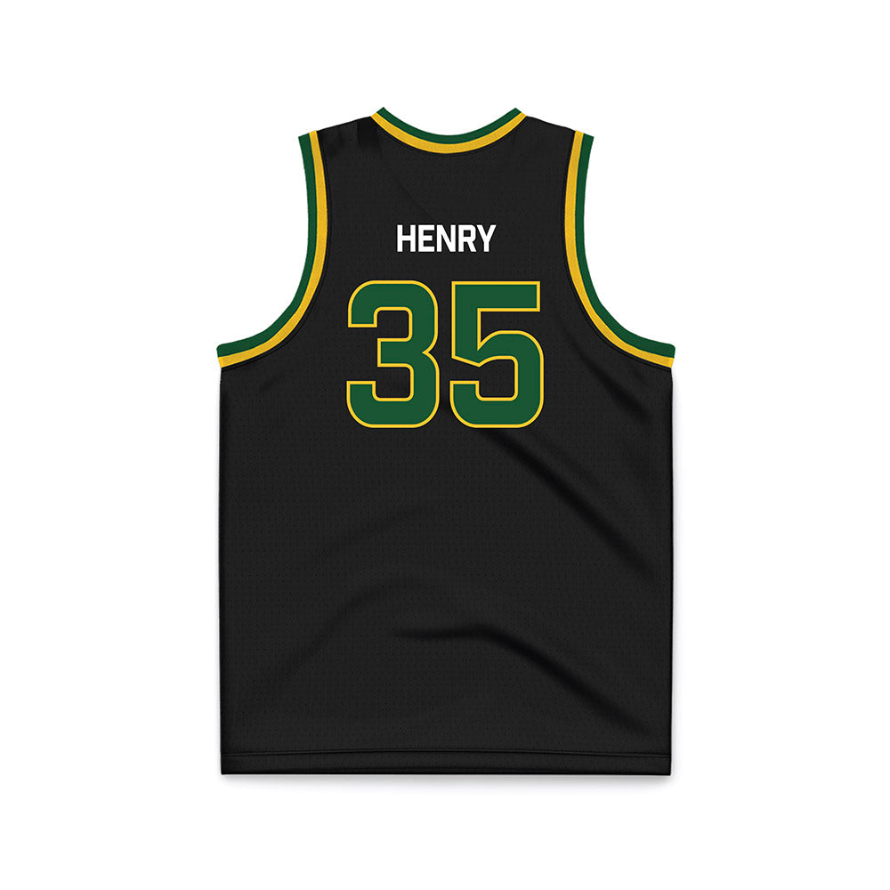 GMU - NCAA Men's Basketball : Malik Henry - Basketball Jersey-1