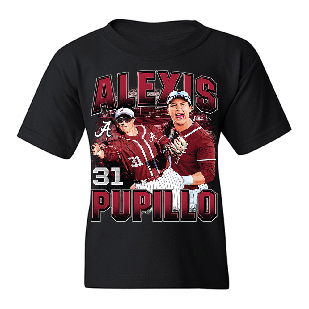 Alabama - NCAA Softball : Alexis Pupillo - Collage Youth T-Shirt-0