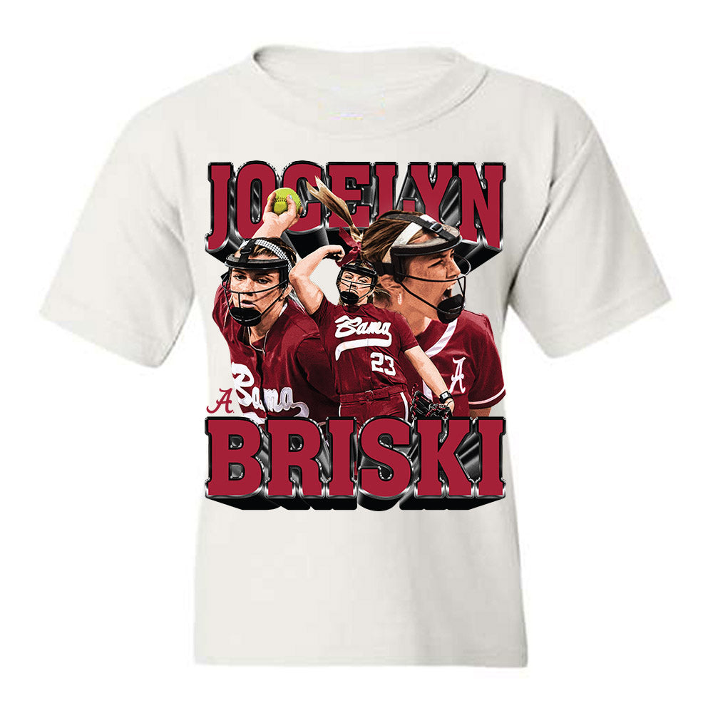 Alabama - NCAA Softball : Jocelyn Briski - Collage Youth T-Shirt-0