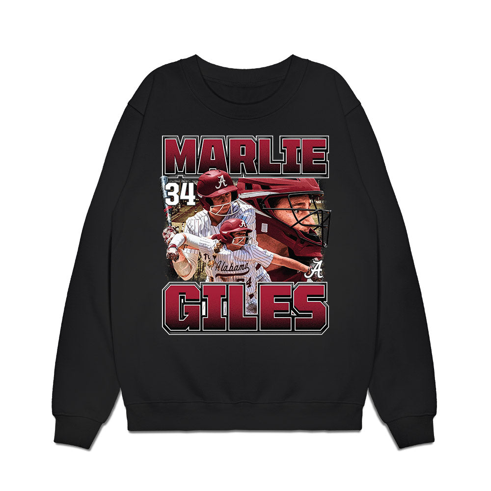 Alabama - NCAA Softball : Marlie Giles - Collage Premium Crewneck Sweatshirt-0