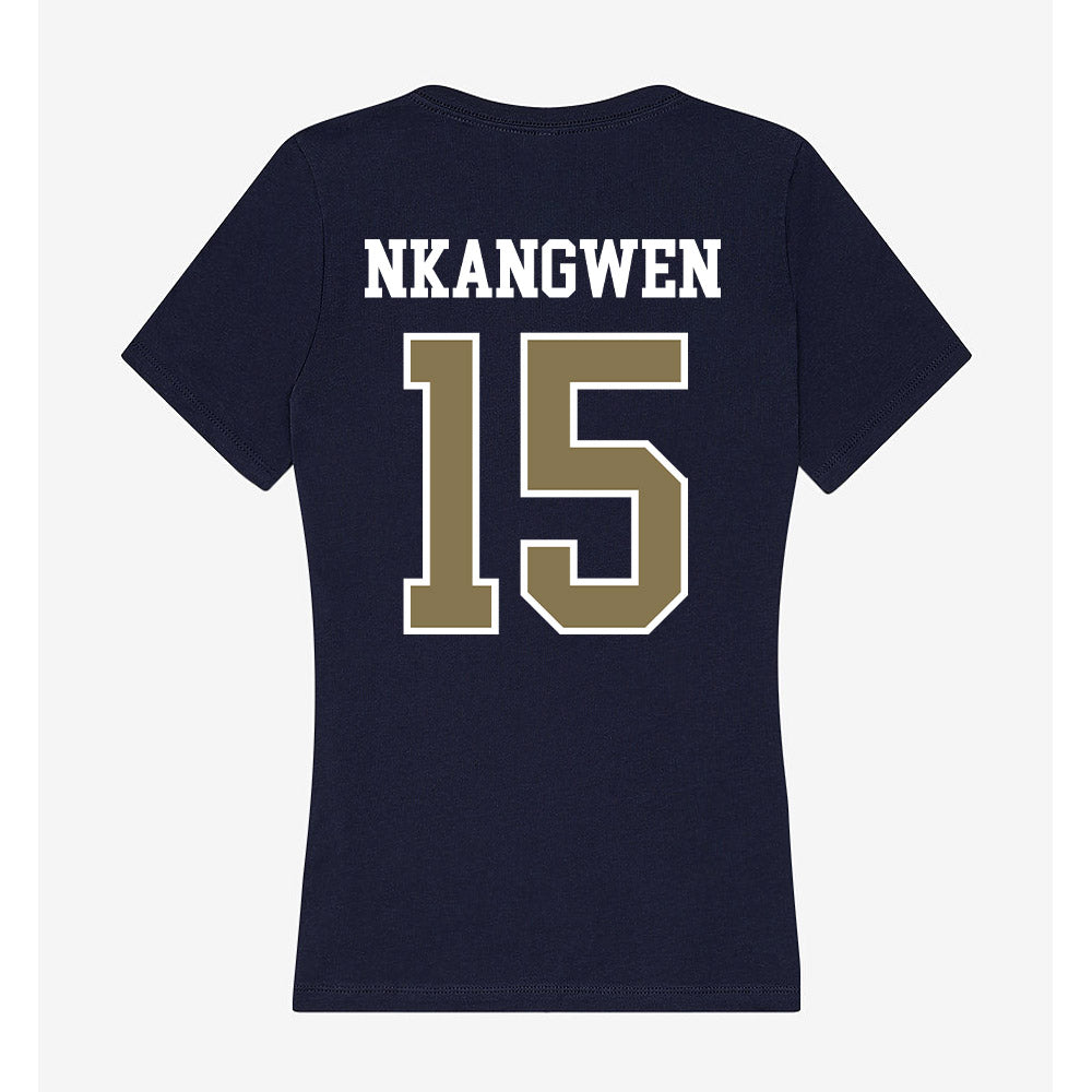MSMU - NCAA Women's Basketball : Lenora Nkangwen - Women's V-Neck T-Shirt-1