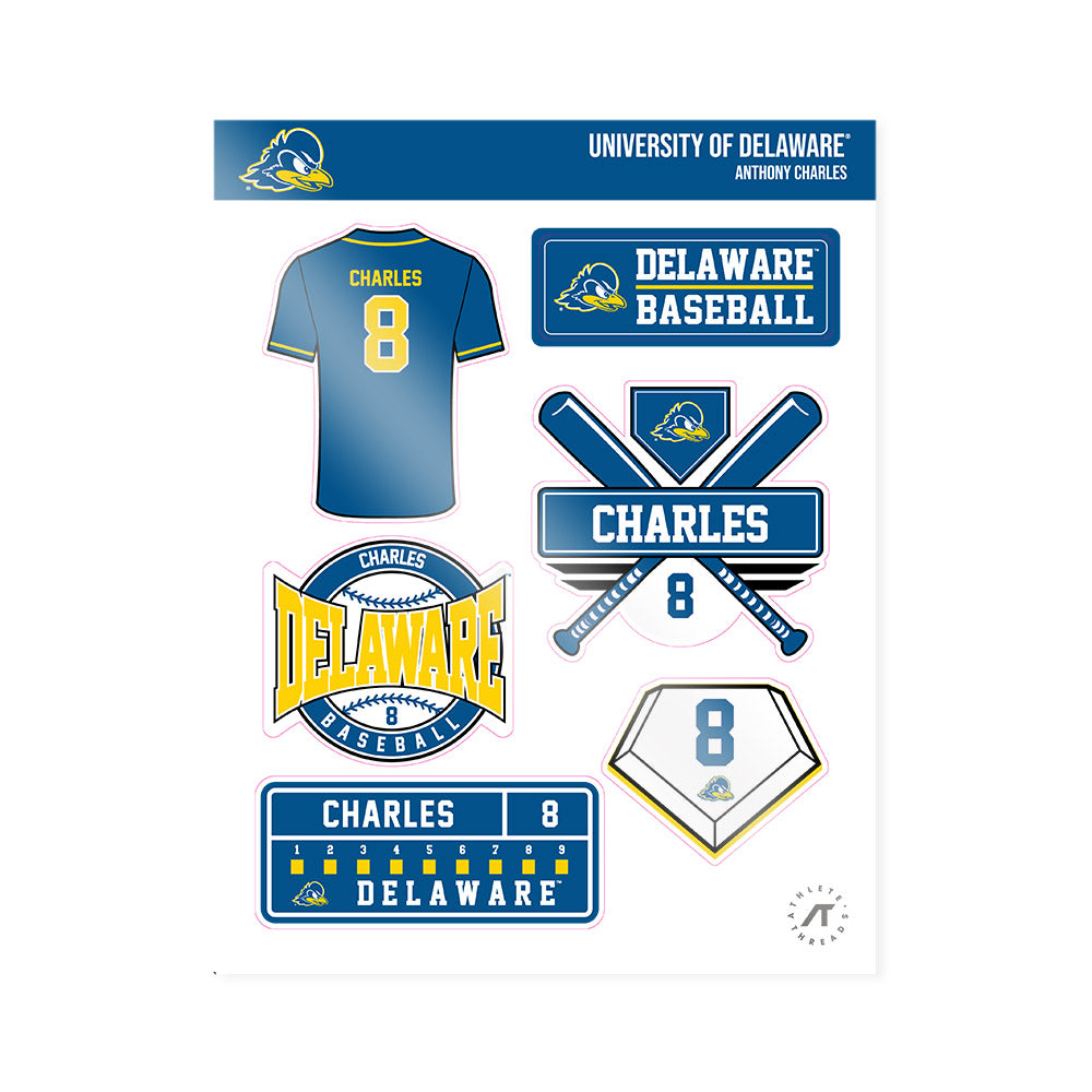 Delaware - NCAA Baseball : Anthony Charles - Sticker Sheet-0