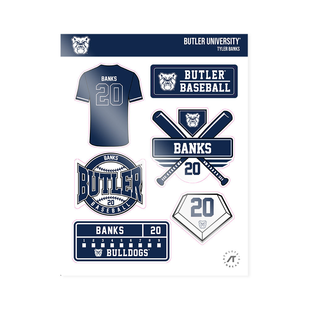 BU - NCAA Baseball : Tyler Banks - Sticker Sheet-0