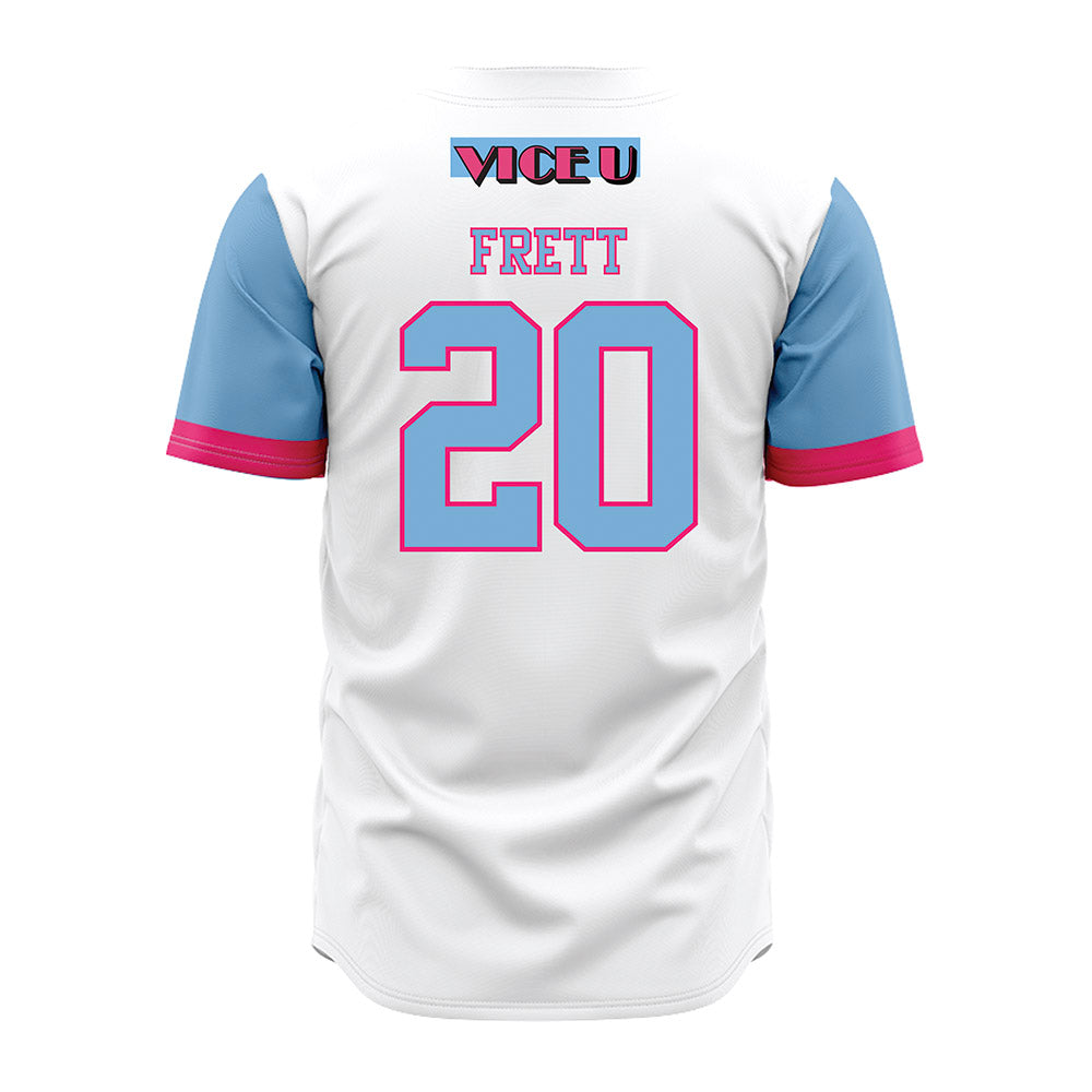 FIU - NCAA Baseball : Kishon Frett - Miami Vice Jersey-1