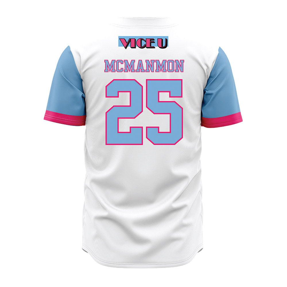 FIU - NCAA Baseball : Quin Mcmanmon - Miami Vice Jersey-1
