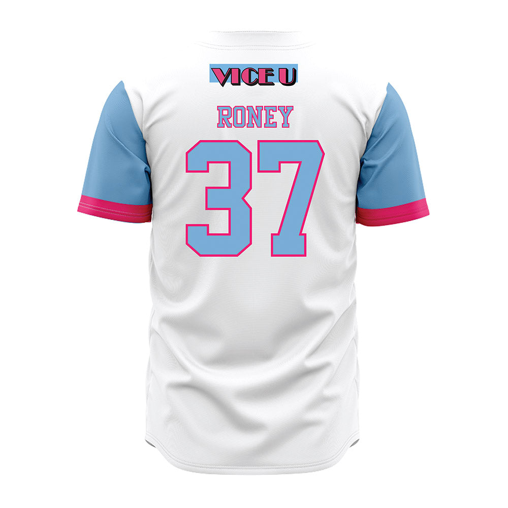 FIU - NCAA Baseball : Brendan Roney - Miami Vice Jersey-1