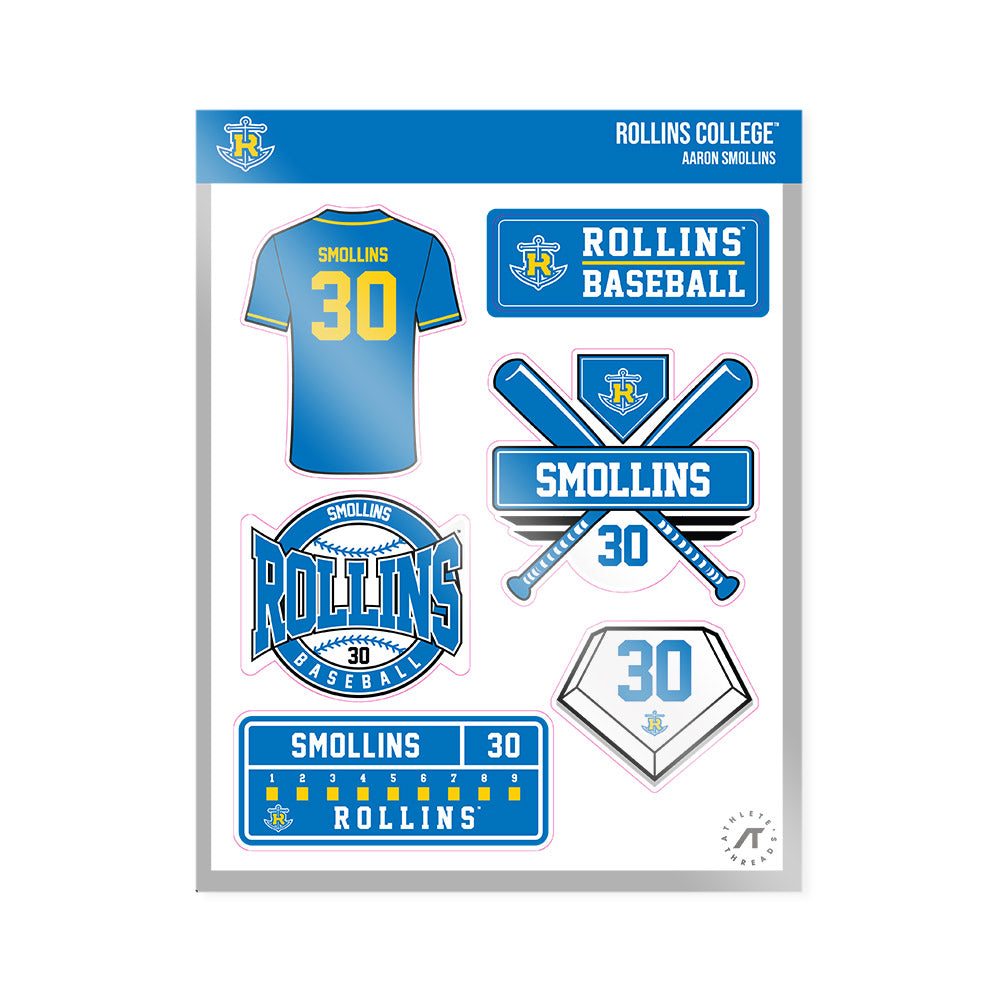 Rollins - NCAA Baseball : Aaron Smollins - Sticker Sheet-0