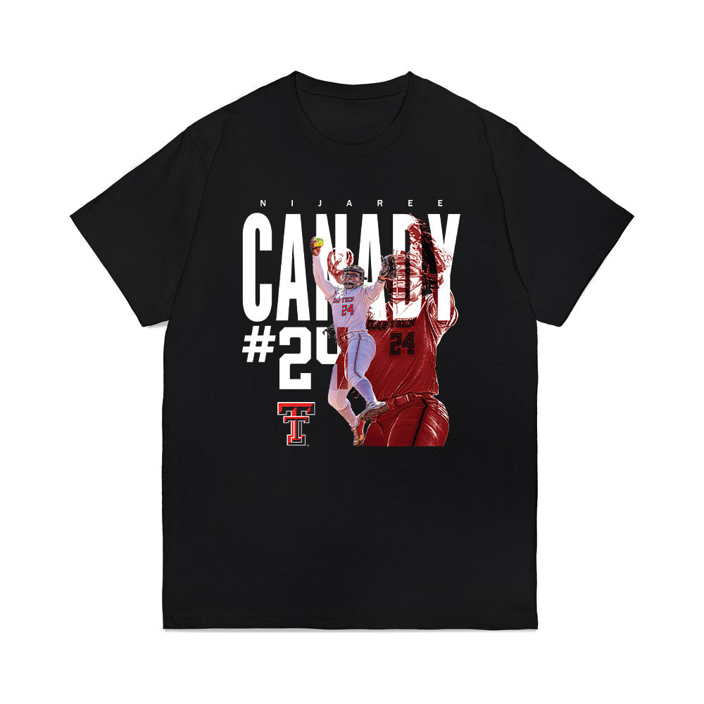 Texas Tech - NCAA Softball : NiJaree Canady - Collage Premium T-Shirt-0