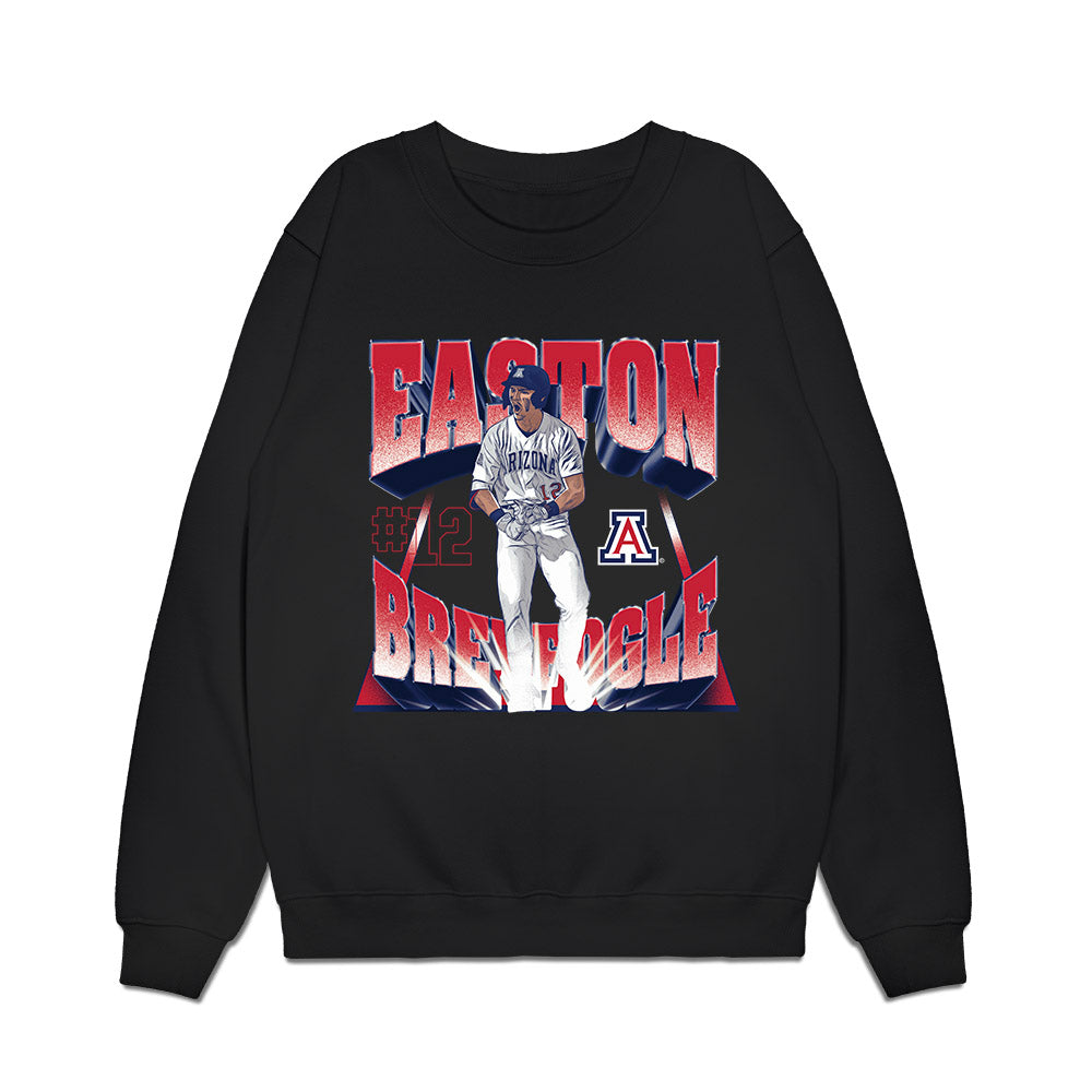 Arizona - NCAA Baseball : Easton Breyfogle - Collage Premium Crewneck Sweatshirt-0